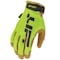Lift Safety OPTION Glove HiViz Synthetic Leather with Air Mesh GON-17HVBRL - alternate 1